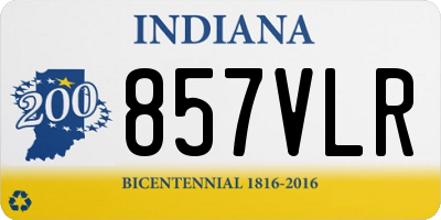 IN license plate 857VLR