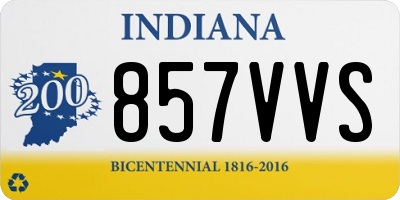 IN license plate 857VVS