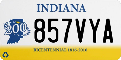 IN license plate 857VYA