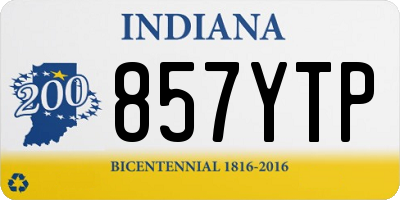 IN license plate 857YTP