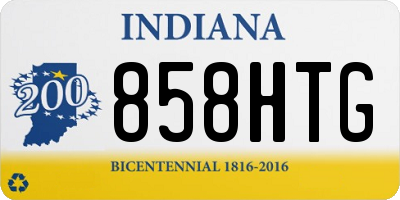 IN license plate 858HTG