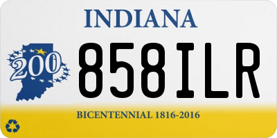 IN license plate 858ILR