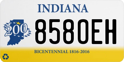 IN license plate 858OEH