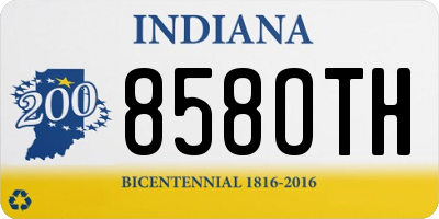 IN license plate 858OTH