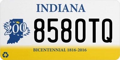 IN license plate 858OTQ