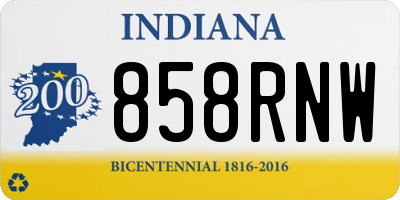 IN license plate 858RNW