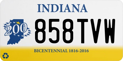 IN license plate 858TVW