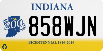 IN license plate 858WJN