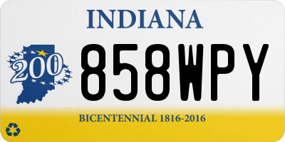 IN license plate 858WPY