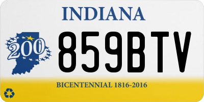 IN license plate 859BTV