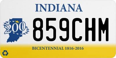 IN license plate 859CHM
