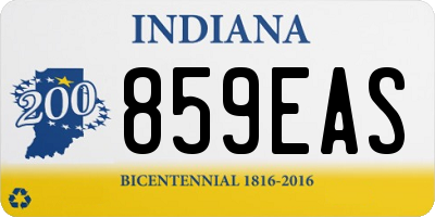IN license plate 859EAS
