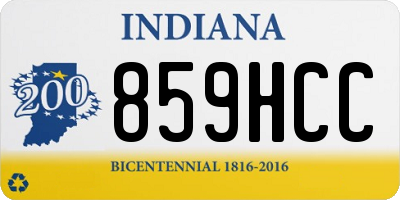 IN license plate 859HCC