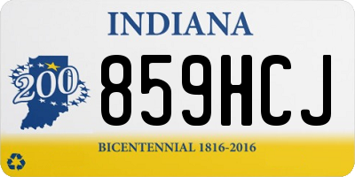 IN license plate 859HCJ