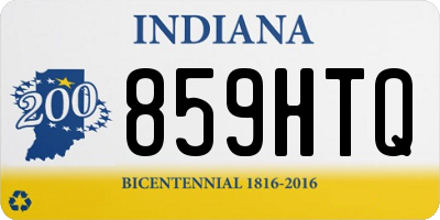 IN license plate 859HTQ