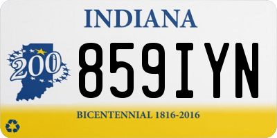 IN license plate 859IYN