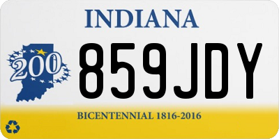 IN license plate 859JDY