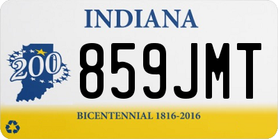 IN license plate 859JMT