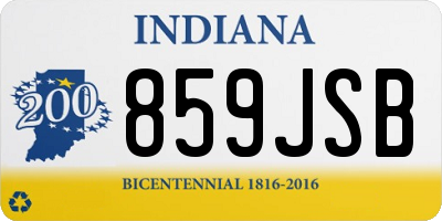 IN license plate 859JSB
