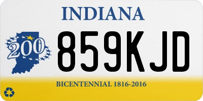 IN license plate 859KJD
