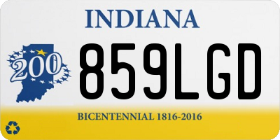 IN license plate 859LGD