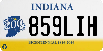 IN license plate 859LIH