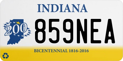 IN license plate 859NEA