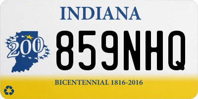 IN license plate 859NHQ