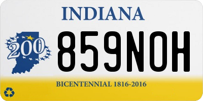 IN license plate 859NOH