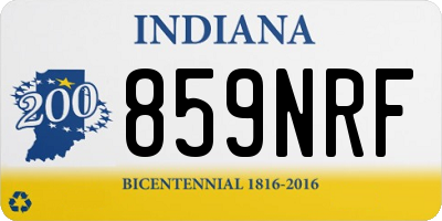 IN license plate 859NRF
