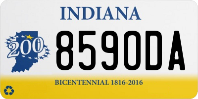 IN license plate 859ODA