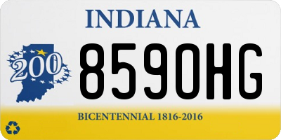 IN license plate 859OHG