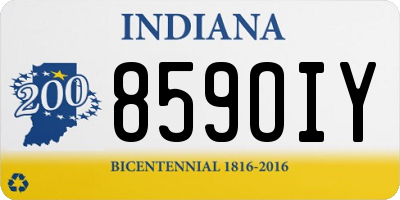 IN license plate 859OIY