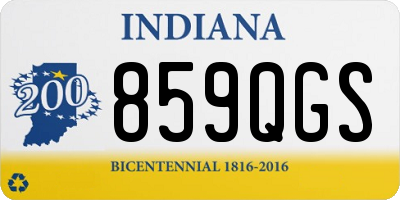 IN license plate 859QGS