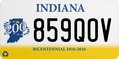IN license plate 859QOV
