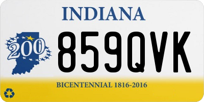 IN license plate 859QVK