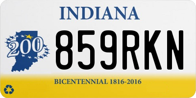 IN license plate 859RKN