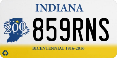 IN license plate 859RNS