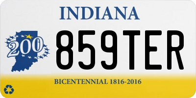 IN license plate 859TER