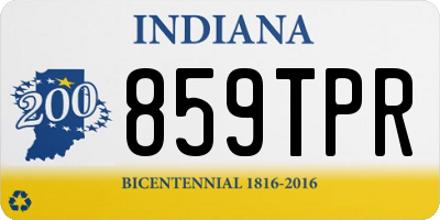 IN license plate 859TPR