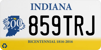 IN license plate 859TRJ