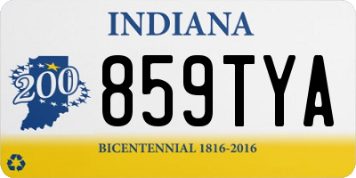 IN license plate 859TYA