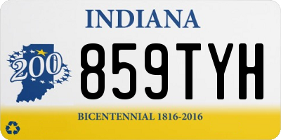 IN license plate 859TYH