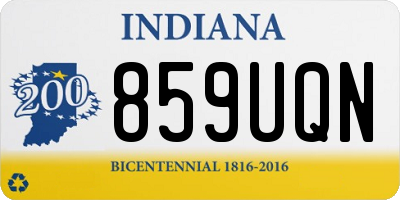 IN license plate 859UQN
