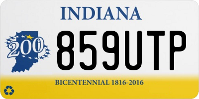 IN license plate 859UTP