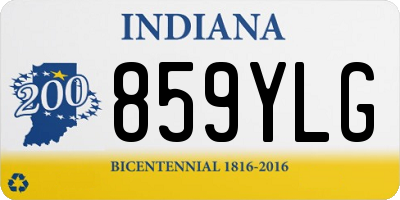 IN license plate 859YLG