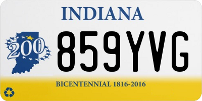 IN license plate 859YVG