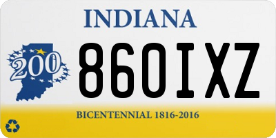 IN license plate 860IXZ