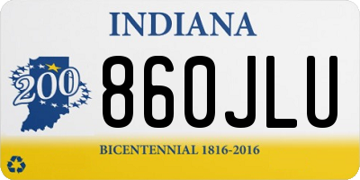 IN license plate 860JLU