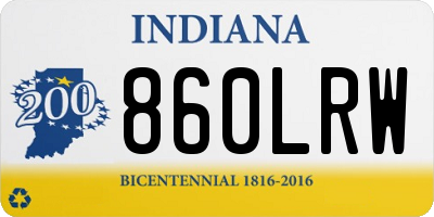 IN license plate 860LRW